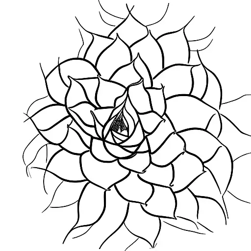 A Century Agave Plant That Is In Full Bloom With A Snake Wrapped Around The Flower Stalk