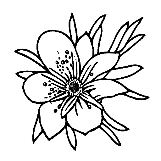 Lily Of The Valley And Aster Bouquet