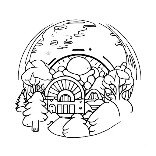 All Seasons In Globe Alien Looking From Outside