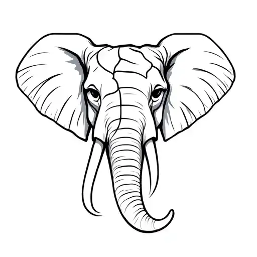 Puzzle Elephant Head