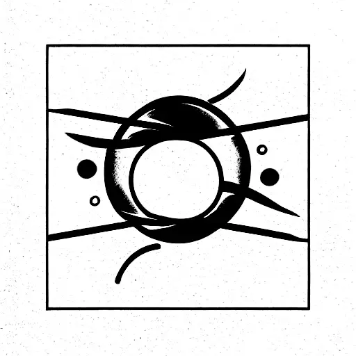 Planet Venus With Discrete Third Eye Minimalistic