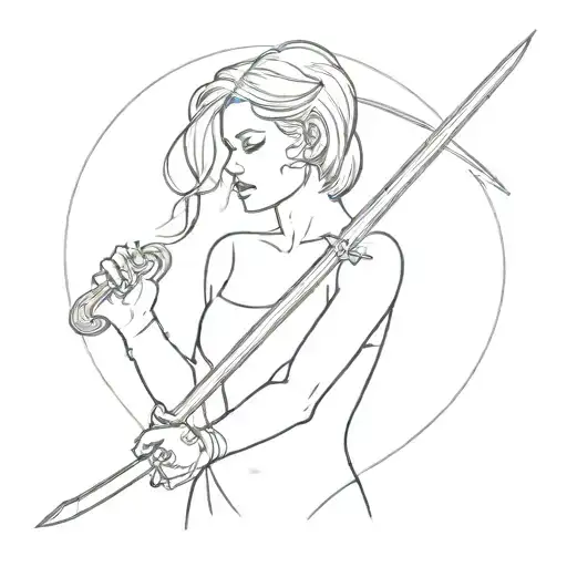 Girl With A Sword