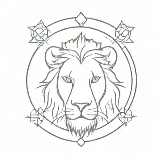Lion And Clock
