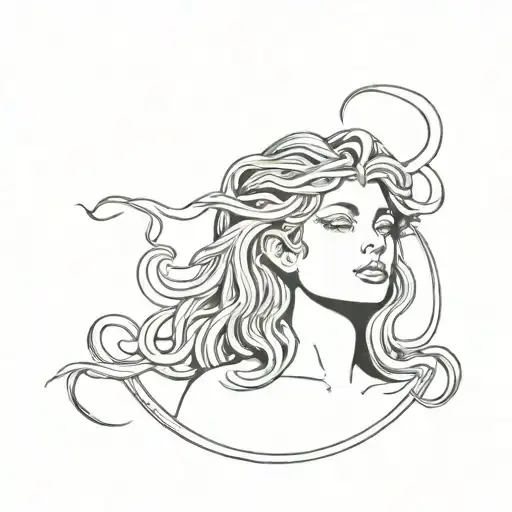 Woman Medusa