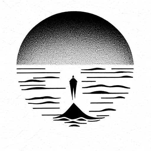 Open Door Leading To The Ocean