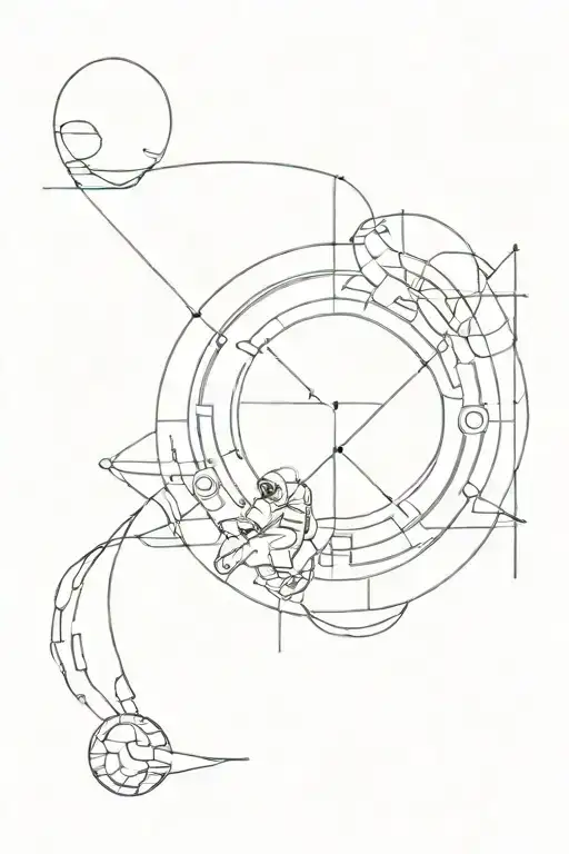 Guy Looking To The Space