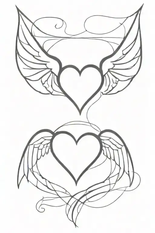 Black Heart And Wings