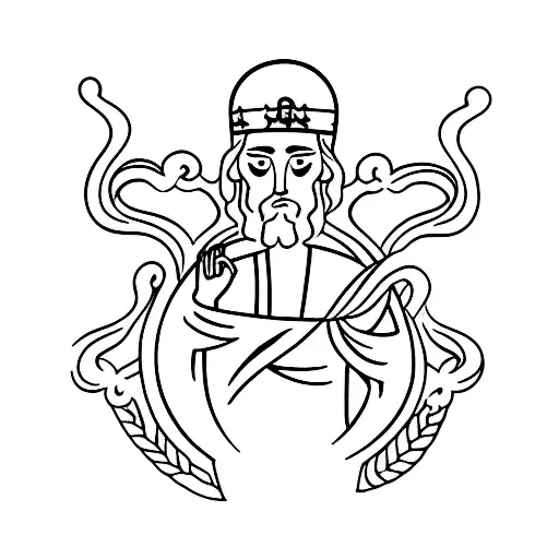 Jesus Walking Arm Sleeve