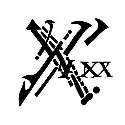 Roman Numerals V Xix Mmxx