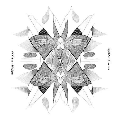 Wrist Linework Abstract