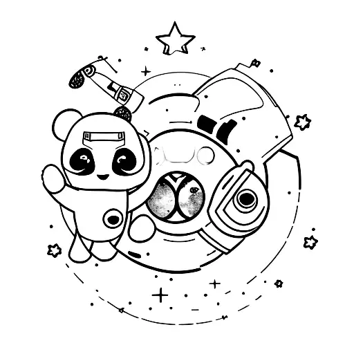 Panda Astronauta