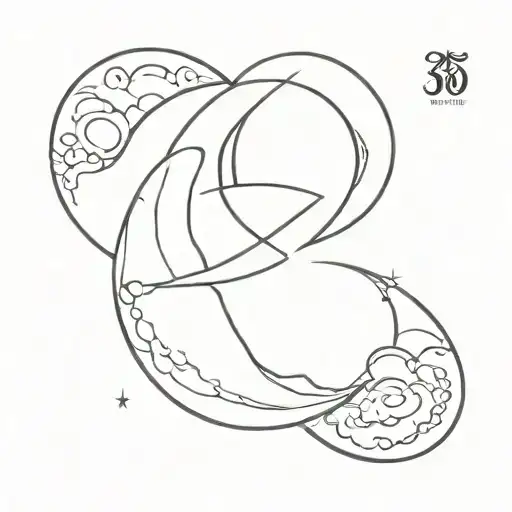 The Number 300 With The Moon