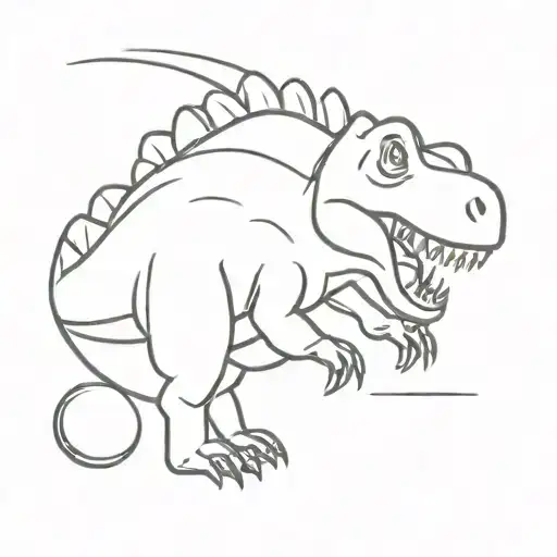 Dinosaur With A Semicolon