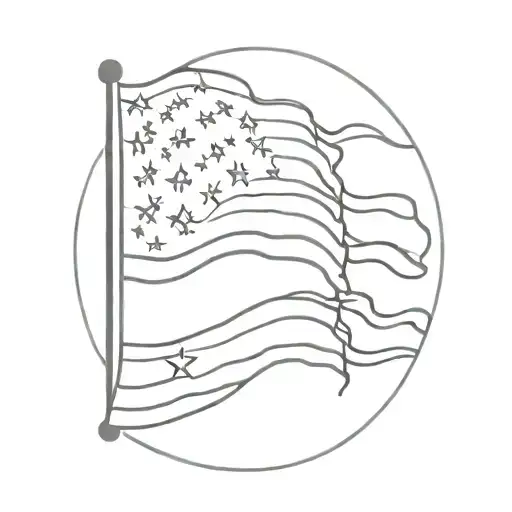 Black American Flag Made In The Usa