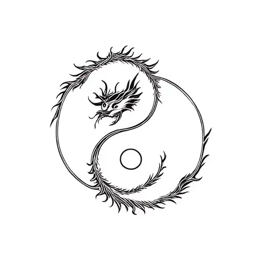 Yin Yang Dragon 1 Ligne