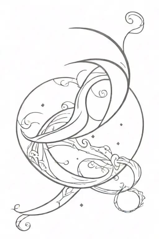 Crescent Moon Gemini Sign Beneath Divine Feminine Energy