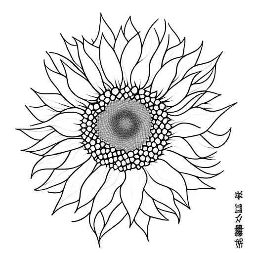 Gold Gosh With Sunflower