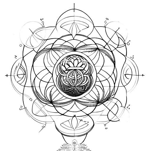 Stoic Sacred Geometry Tree Of Life