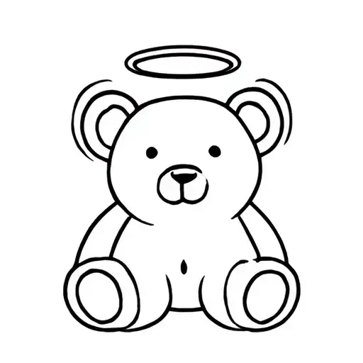 Teddy Bear With Halo