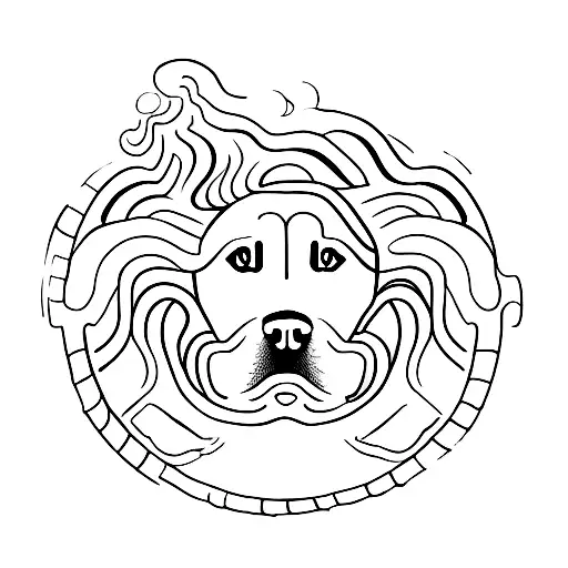 A Symbolic Representation Of A Dog's Loyalty And Companionship