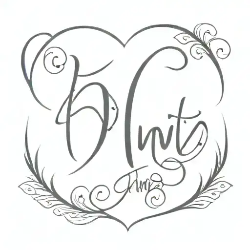 Name 'Unniz' With Love Symbol Combined