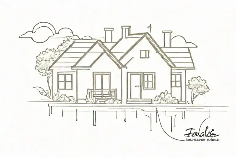 House With Money In Life