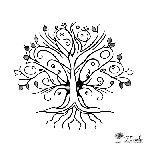 Tree Of Life Watercolor Skinny