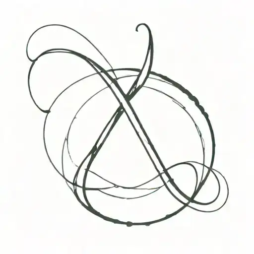 Text Idy And The Infinity Symbol