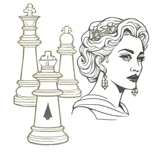 Madonna Singer Queen Chess Pieces