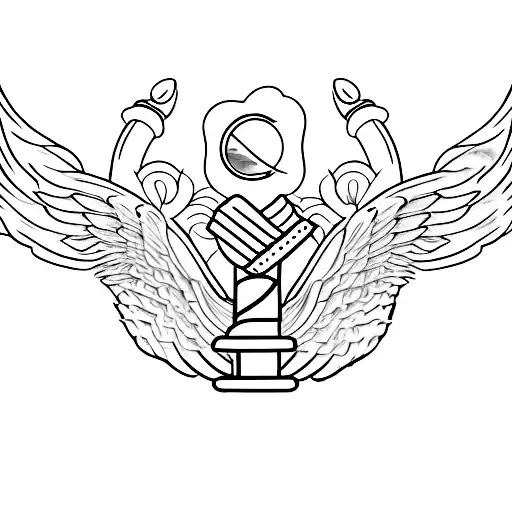 Semi-collon With A Chisel To Make Some Wing