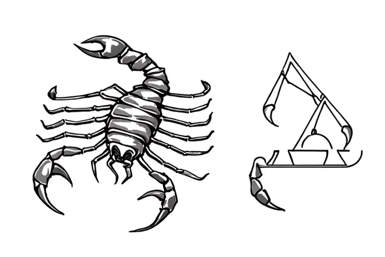 Libra Virgi Scorpion Wrapped