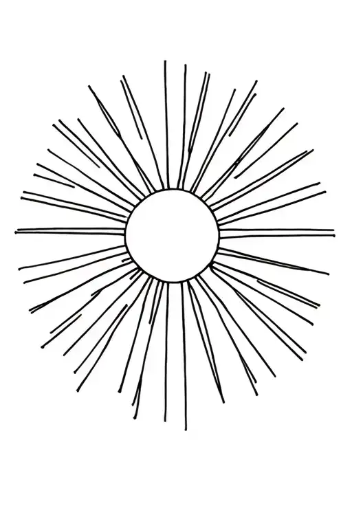 Geometric Sun Rays