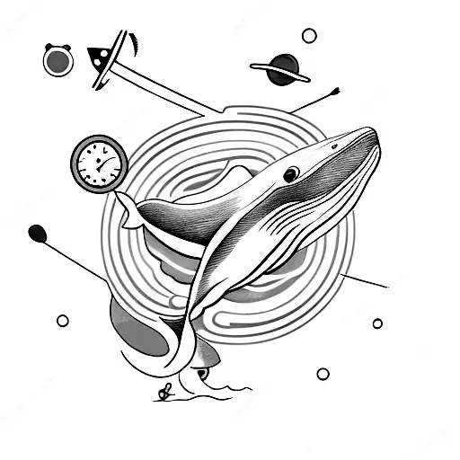 Whale With Astronaut