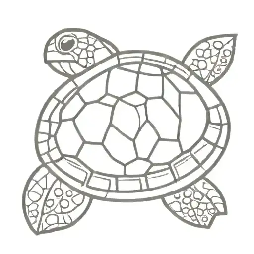 Tribal Sea Turtle