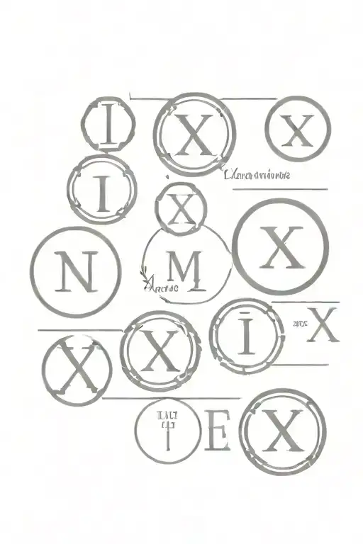 Roman Numerals Representing Important Dates