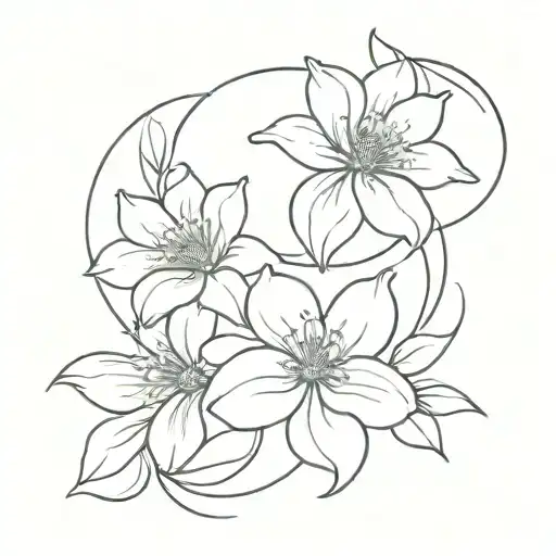 Birth Flowers Intertwined