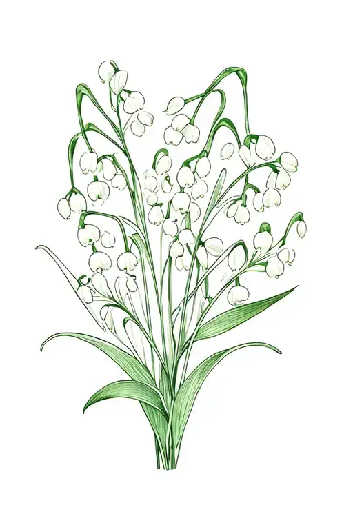 Fineline Lily Of The Valley Flower Bouquet
