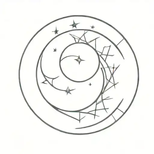 Sun Moon Merging Together