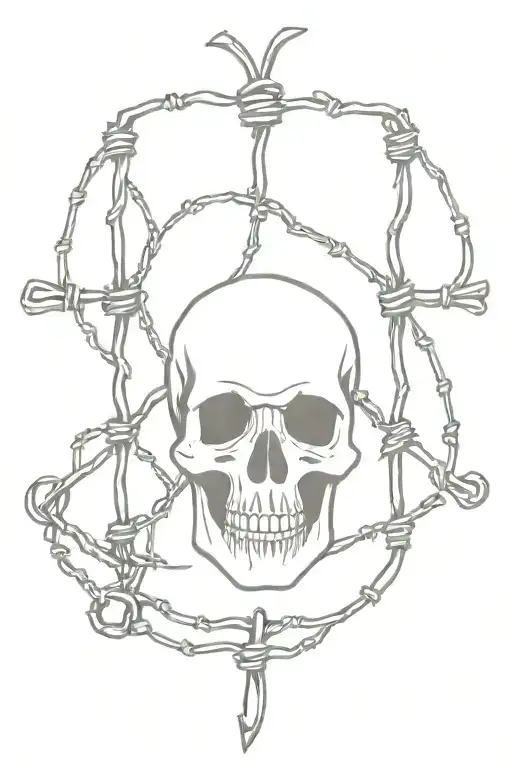 Barbed Wire And Bones