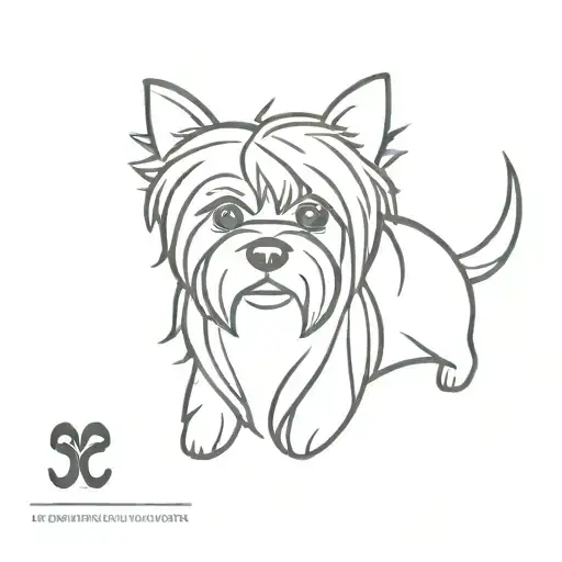 Dog Yorkshire Terrier