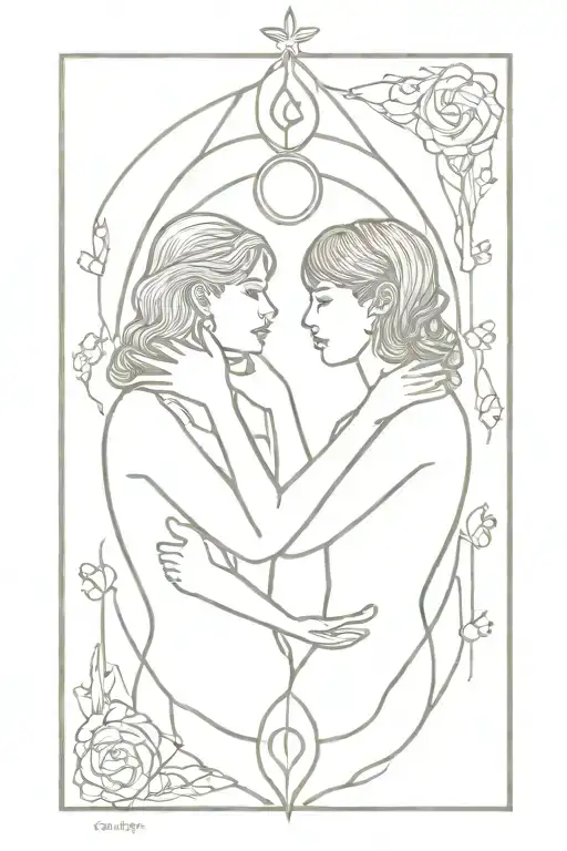 Fine Line The Lovers Tarot Card And The Number 666