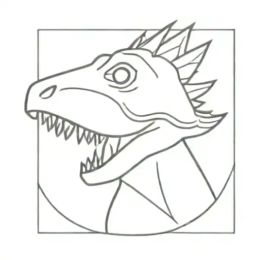 Dinosaur Wearing Mask