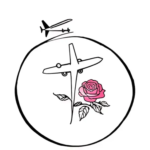 Aeroplane And A Rose