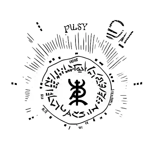 A Minimalist Tattoo Of A Stack Of Money With The Word 'Pussyfication' Written On It