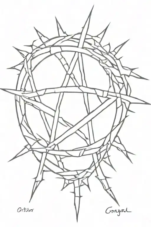 Crown Of Thorns With Stitches Tokyo Ghoul