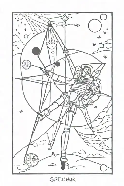 Sputnik The Traveler Tarot Card