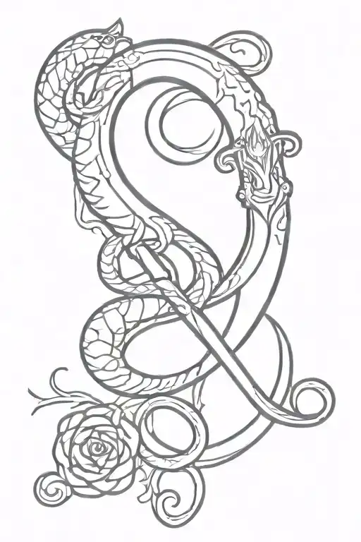 Hecate Snake Knife Torch Key