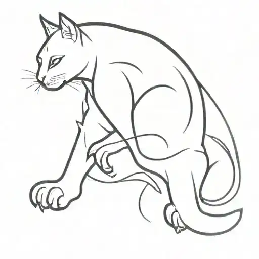 The Fire Of Life And The Cat's Paw