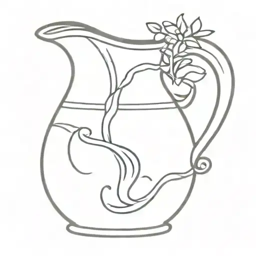 Greek Jug Pouring Water