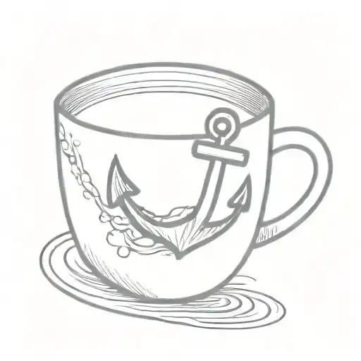 Coffee Cup With Anchor Incorporated